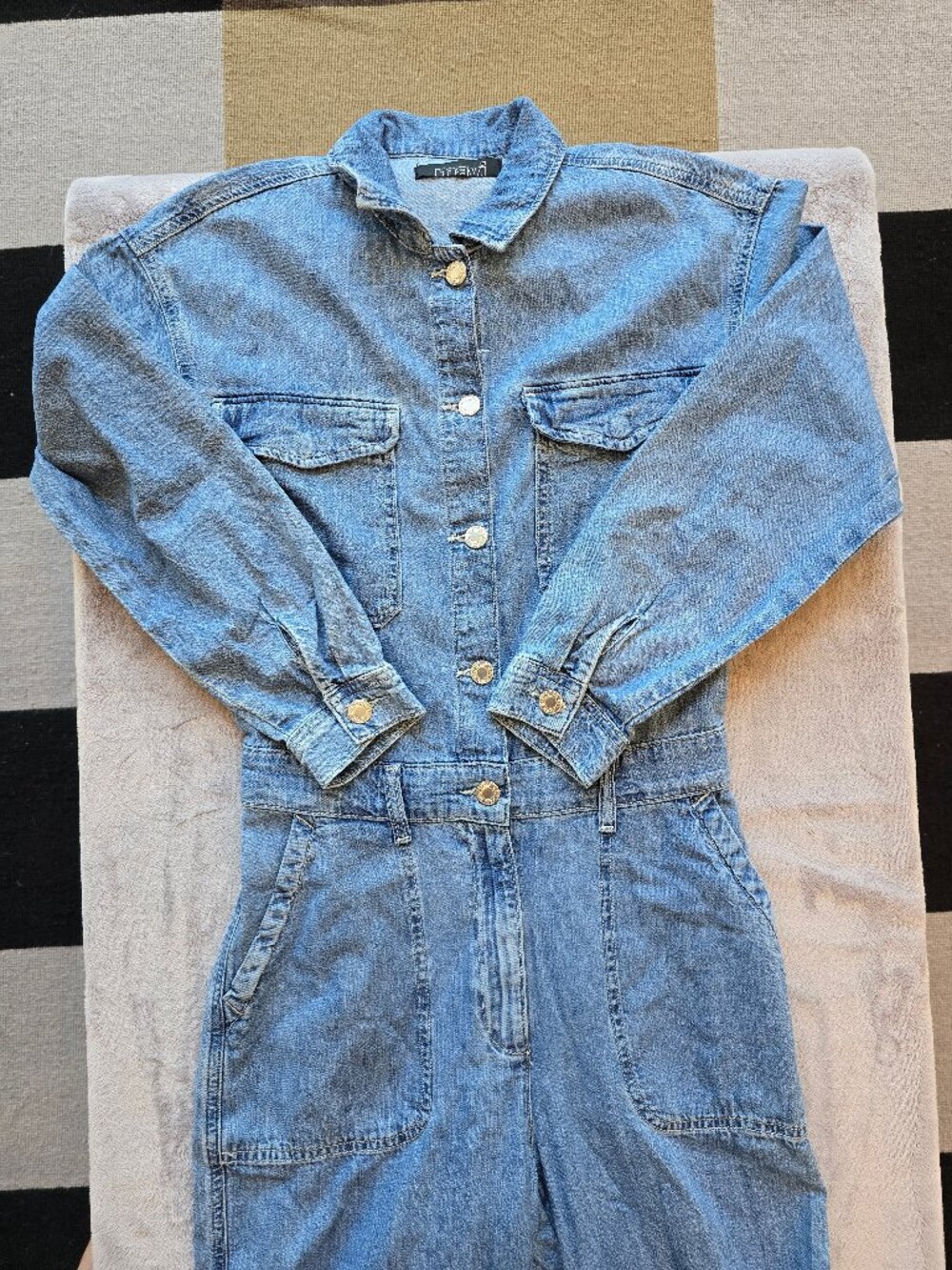 Mavi Ida Denim Utility Jumpsuit Boiler suit womans XS - Picture 4 of 11